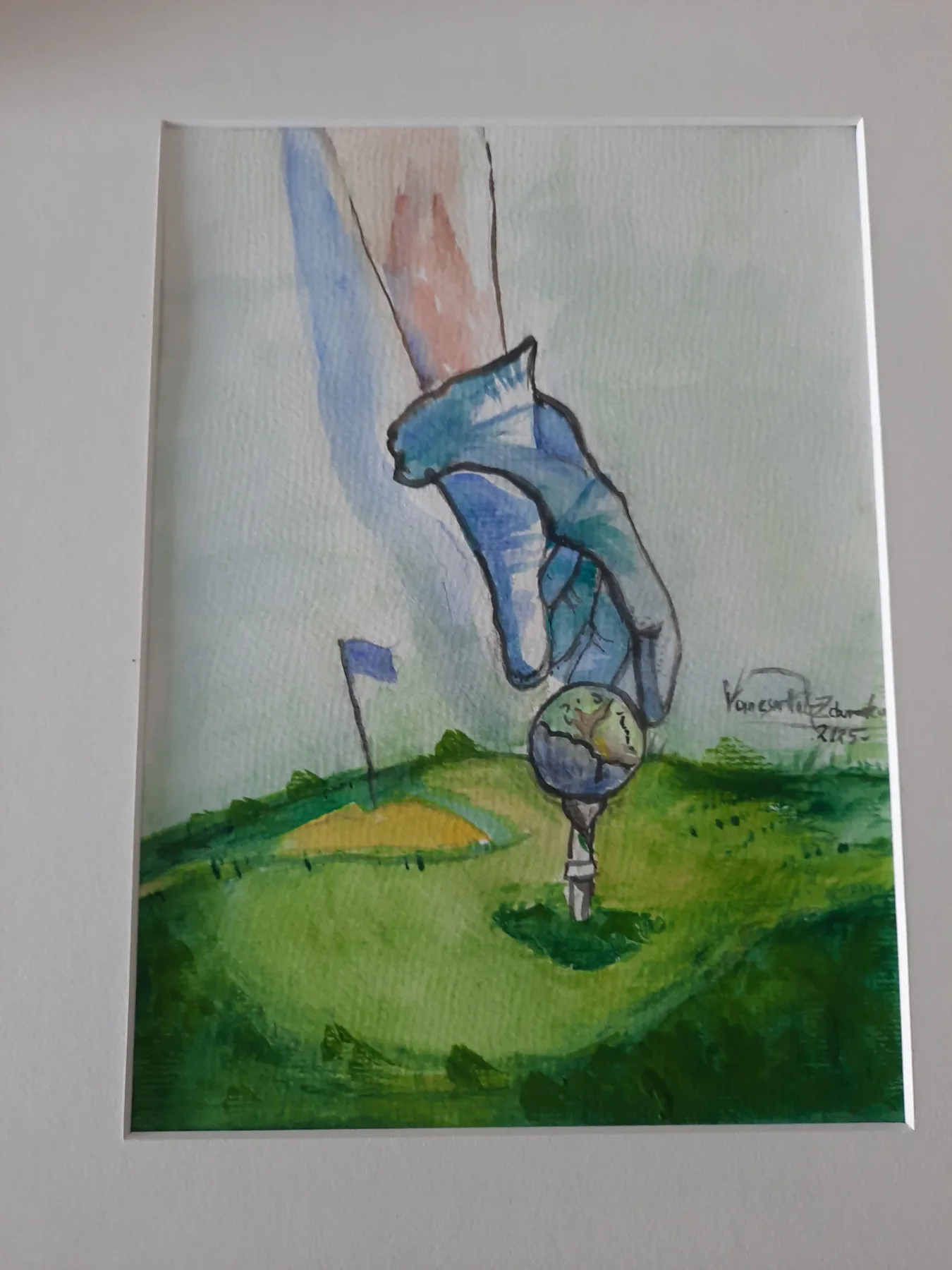 Obraz, z serii golf